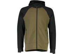 Mikina Mons Royale merino NEVIS WOOL FLEECE HOOD canteen / black - Mikina Mons Royale merino NEVIS WOOL FLEECE HOOD canteen / black