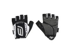 Rukavice krátkoprsté Force DARTS gel bez zapínání, černo-bílé - Rukavice krátkoprsté Force DARTS gel bez zapínání, černo-bílé