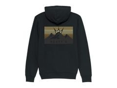 Mikina PEATY'S PUBWEAR CREW MIKINA S KAPUCÍ - 3 PEAKS SUNSET / BLACK - Mikina PEATY'S PUBWEAR CREW MIKINA S KAPUCÍ - 3 PEAKS SUNSET / BLACK