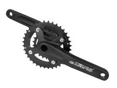 Kliky Force TEN2.3+ Al 36/22z s osou 175mm, černé - Kliky Force TEN2.3+ Al 36/22z s osou 175mm, černé