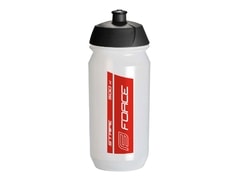 Láhev Force STRIPE 0,5 l, transparentní-červená - Láhev Force STRIPE 0,5 l, transparentní-červená