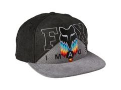 Kšiltovka Fox Relm Hat Black/Grey Snapback - Kšiltovka Fox Relm Hat Black/Grey Snapback