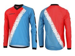 Dres Ghost AM dlouhý rukáv red/blue - Dres Ghost AM dlouhý rukáv red/blue