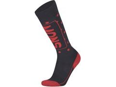 Ponožky Mons Royale merino MONS TECH CUSHION SOCK 9 iron / poppy - Ponožky Mons Royale merino MONS TECH CUSHION SOCK 9 iron / poppy