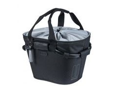Brašna na řidítka BASIL Carry Classic Carry černo/šedá 15L - Brašna na řidítka BASIL Carry Classic Carry černo/šedá 15L