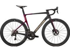 Silniční kolo Cannondale Super Six EVO Hi-MOD LAB 71 - Jet Black (Satin) / Marble Oxblood (Gloss) and Smoke Brushed Chrome - Silniční kolo Cannondale Super Six EVO Hi-MOD LAB 71 - Jet Black (Satin) / Marble Oxblood (Gloss) and Smoke Brushed Chrome