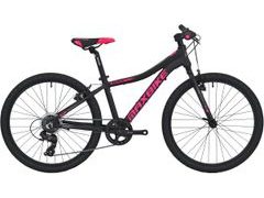 Dětské kolo MAXBIKE Denali 24" černo-růžová - Dětské kolo MAXBIKE Denali 24" černo-růžová