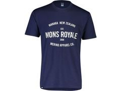 Triko Mons Royale merino ICON T-SHIRT navy - Triko Mons Royale merino ICON T-SHIRT navy