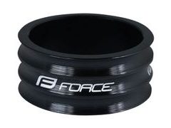 Podložka FORCE 1 1/8" AHEAD 15 mm Al, černá - Podložka FORCE 1 1/8" AHEAD 15 mm Al, černá