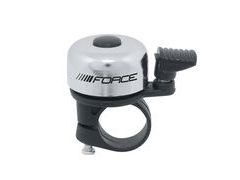 Zvonek FORCE MINI Fe/plast 22,2mm paličkový, stříbrný - Zvonek FORCE MINI Fe/plast 22,2mm paličkový, stříbrný