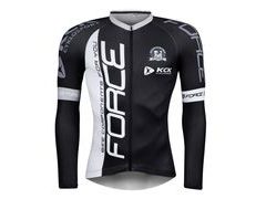 Dres s dlouhým rukávem FORCE TEAM PRO PLUS, , černo-šedý - Dres s dlouhým rukávem FORCE TEAM PRO PLUS, , černo-šedý