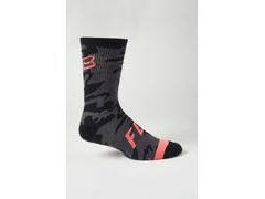 Kompresní cyklo ponožky Fox 8" Defend Sock-Black Camo - Kompresní cyklo ponožky Fox 8" Defend Sock-Black Camo