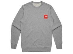 Mikina Santa Cruz PATCH CREW grey - Mikina Santa Cruz PATCH CREW grey