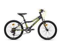 Dětské kolo Core Nipper 20" Al Nipper, Revo-6, černý mat se žlutou - Dětské kolo Core Nipper 20" Al Nipper, Revo-6, černý mat se žlutou