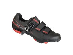 Tretry Mtb Exustar SM3310BRD black/red- černo/červená - Tretry Mtb Exustar SM3310BRD black/red- černo/červená