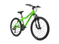 Dětské kolo Core Nipper 24", 3x6s, s odpruženou vidlicí - reflexně zelený, 2025 - Dětské kolo Core Nipper 24", 3x6s, s odpruženou vidlicí - reflexně zelený, 2025