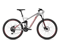 Pánské horské kolo Ghost Kato FS 2.7 AL iridium silver / riot red / jet black 2019 - Pánské horské kolo Ghost Kato FS 2.7 AL iridium silver / riot red / jet black 2019