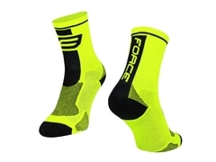 Ponožky Force LONG, fluo - černé,48-49 - Ponožky Force LONG, fluo - černé,48-49