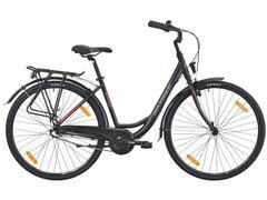 Městské kolo MAXBIKE City ALU Nexus 3 - Matně Černá - Městské kolo MAXBIKE City ALU Nexus 3 - Matně Černá
