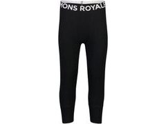 Legíny Mons Royale merino SHAUN-OFF 3/4 LEGGING black - Legíny Mons Royale merino SHAUN-OFF 3/4 LEGGING black