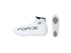 Návleky na tretry Force LYCRA bílé - Návleky na tretry Force LYCRA bílé