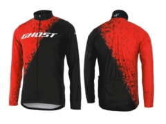 Dres Ghost RACE dlouhý rukáv red/black - Dres Ghost RACE dlouhý rukáv red/black