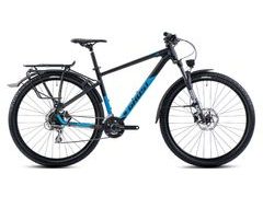 Pánské horské kolo Ghost Kato EQ 29" - Black / Bight Blue Metallic - Pánské horské kolo Ghost Kato EQ 29" - Black / Bight Blue Metallic