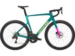 Silniční kolo Cannondale Super Six EVO Carbon 2 - Deep Teal / Orchid, Goldfinger / Turquoise 