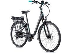Městské elektrokolo Leader Fox Induktora 28" Černá mat/zelenkavá 2020 - Městské elektrokolo Leader Fox Induktora 28" Černá mat/zelenkavá 2020