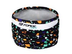 Šátek FORCE ROCK jaro/podzim, černo-oranžový UNI - Šátek FORCE ROCK jaro/podzim, černo-oranžový UNI