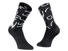 Pánské cyklo ponožky Northwave Vibe Sock Black/White - Pánské cyklo ponožky Northwave Vibe Sock Black/White