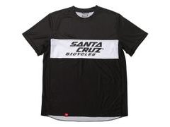 Triko/dres s krátkým rukávem SANTA CRUZ RINGER 2.0 TRAIL JERSEY black 