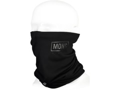 Nákrčník Mons Royale merino DOUBLE UP NECKWARMER black - Nákrčník Mons Royale merino DOUBLE UP NECKWARMER black