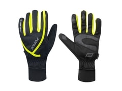 Rukavice cyklo zimní Force ULTRA TECH, fluo - Rukavice cyklo zimní Force ULTRA TECH, fluo