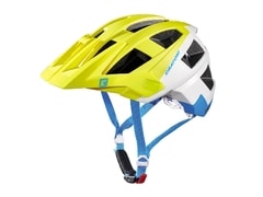 Přilba Cratoni AllSet 2018, lime-white-blue matt - Přilba Cratoni AllSet 2018, lime-white-blue matt