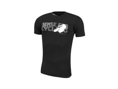 Triko Force SENSE krátký rukáv, černé šedý tisk - Triko Force SENSE krátký rukáv, černé šedý tisk
