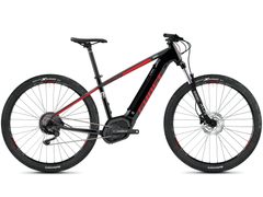 Pánské horské elektrokolo Ghost HybRide Teru PT B3.9 - Jet Black / Riot Red / Urban Grey 2019 - Pánské horské elektrokolo Ghost HybRide Teru PT B3.9 - Jet Black / Riot Red / Urban Grey 2019