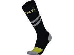 Ponožky Mons Royale merino LIFT ACCESS SOCK black / grey - Ponožky Mons Royale merino LIFT ACCESS SOCK black / grey