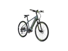 Pánské crossové elektrokolo Leader Fox EXETER 28" šedá mat/zelená 2019 - Pánské crossové elektrokolo Leader Fox EXETER 28" šedá mat/zelená 2019