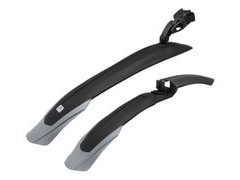 Sada blatníků Force WARD, 24" - 29" plast, černo - šedé - Sada blatníků Force WARD, 24" - 29" plast, černo - šedé