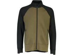 Mikina Mons Royale merino NEVIS WOOL FLEECE JACKET canteen / black - Mikina Mons Royale merino NEVIS WOOL FLEECE JACKET canteen / black
