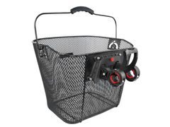 Koš na řídítka Force Klick 31,8mm, černý - Koš na řídítka Force Klick 31,8mm, černý