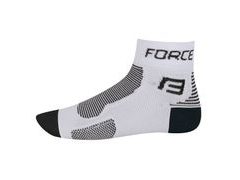 Ponožky FORCE 1, bílo - černé - Ponožky FORCE 1, bílo - černé