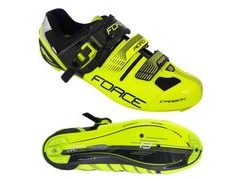 Silniční tretry Force ROAD CARBON, fluo-černé - Silniční tretry Force ROAD CARBON, fluo-černé