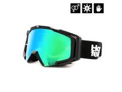 Sjezdové MTB brýle Patriot, black-mirror green - Sjezdové MTB brýle Patriot, black-mirror green