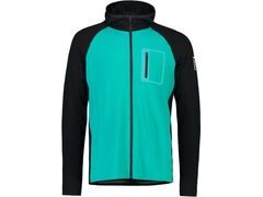 Mikina Mons Royale merino TRAVERSE FULL ZIP HOOD marina / black - Mikina Mons Royale merino TRAVERSE FULL ZIP HOOD marina / black