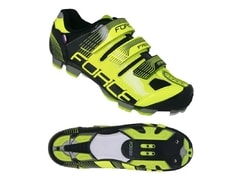 MTB tretry Force FREE, fluo-černé 