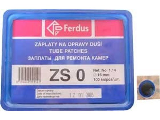Záplata Ferdus ZS 0 Ø 16mm