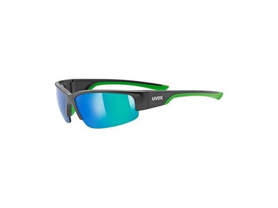 Brýle UVEX SPORTSTYLE 215 BLACK MAT GREEN/GREEN