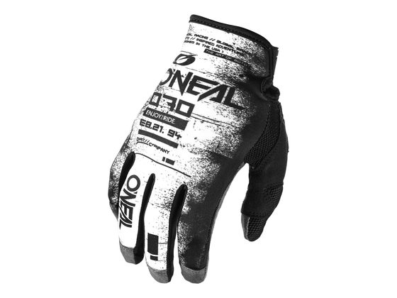 Dlouhoprsté rukavice O'NEAL MAYHEM SCARZ černá/bílá
